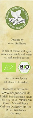Athina Oregano Öl Bio, 100% ätherisches Oreganoöl Origanum vulgare, aus Griechenland, 80% Carvacrol, 1 X 10 ml - 3