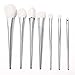 Tonsee® 7pcs/set Makeup Cosmetic Brushes Set Powder Foundation Eyeshadow Lip Brush Tool (Silver)