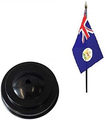 Old Hong Kong Table Small Flag Colonial and Base