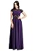 Raas Prêt Purple/Black Crepe Flared Gown RS.999.00