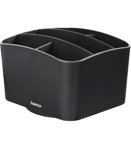 Mueble Auxiliar Cocina Organizador De Mandos A Distancia De Cuero Fintie - 5 Compartimentos, Estilo Moderno - Para Escritorio O Mesa De TV Porta Mandos TV Fintie