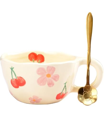 ENSEMBLE DE TASSES en céramique avec soucoupe et cuillère pour café au ENSEMBLE DE TASSES en céramique avec soucoupe et cuillère pour café au