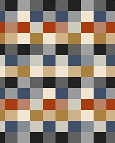 Biederlack 150 x 200 cm Cotton Home Yuma Patterned Blanket Throw, Multi-Colour