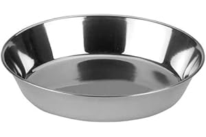 Kerbl Pet Miska dla kota ze stali nierdzewnej ø 13 cm, 300 ml, srebrna