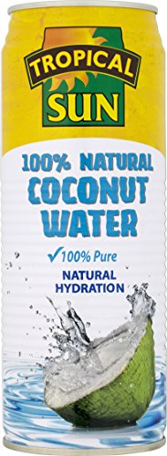 Tropical Sun 100 Percent Natural Coconut Water 520 ml (Pack of 12)
