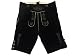 Produktbild Scherzwelt Lederhosen Kurze schwarze Lederhose - Lederhosen - Größe 56 Trachtenhose