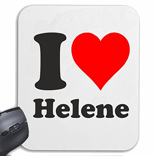 Mousepad I Love Helene tolles Mousepad (Mauspad) … für ihren Schreibtisch … in der Größe 23cm x 19cm x 0,3 cm für jeden Liebhaber/Fan genau das richtige