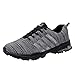 Produktbild Ncenglings Damen Herren Sneakers Mode Solid Mesh Slip On Turnschuhe Mode Wild Basketballschuhe Herbst Winter Laufsport Leichte Atmungsaktiv Freizeitschuhe Outdoor Wanderschuhe Elastisch Running Schuhe