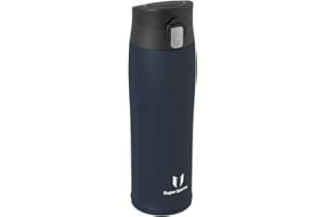Super Sparrow Butelka do picia ze stali nierdzewnej – 350ml/500ml/750ml – nie zawiera BPA, szczelna butelka termiczna, do uprawiania sportu, w podróży, do szkoły, na zewnątrz, do biura, domu