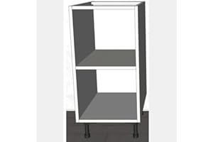 Generico Mobili base cucina colore bianco opaco varie misure (H 72 cm X L 40 cm X P 55,5 cm)