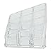 Pinzhi® Acrylic Transparent Makeup Box Organiser Cosmetic Display Storage Case (9 Tips)