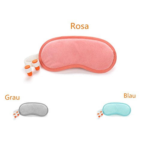 Qingsun Atmungsaktiv Schlafmaske Schlafbrille Unisex Schatten Augenmaske Geeignet Für Haus, Büro und Auf Reisen - 5
