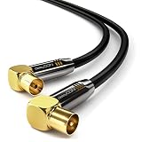 full hd tv samsung 49 Cable de antena deleyCON PREMIUM HD TV // compatible con todos dispositivo con conector macho y hembra de TV (conexión coaxial como: Receptor , TV , Radio y DVB-T , DVB-S , DVB-C...)