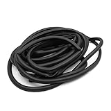 Color: Negro; Tipo: forma Sourcingmap - 9 m Longitud 14 x 12 mm Forma de D de Goma Hueca burlete para Puerta de Coche Borde Sellado