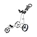 Produktbild BIG MAX AUTOFOLD + Golf Trolley 3-Rad Schiebetrolley (White/Cobalt)
