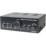 Dynavox CS-PA1 - Amplificador de audio (2.0, 50 W, 20 - 30000 Hz, 6.3 mm, 230 V), color negro