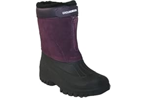 TACK N HACK Adults Waterproof Sole Fur Lined Rain Snow Ski Mucker Boots Size 3-8