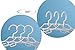 HOMELYWORLD pack of 24 Multic oloured Children Plastic Coat Hangers for Baby and Kids Clothes, 29cm (12 inch), with Notches, Loops and Trousers / Skirt Bar. Made in EU (24) (24, MULTICOLOURED)