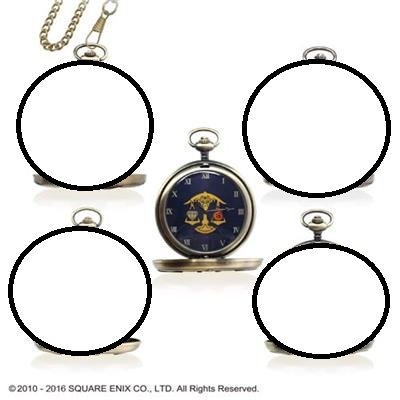 Preisvergleich Produktbild Final Fantasy XIV design pocket watch Taito limited Tripartite Pact (blue) separately
