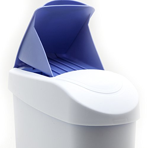 Abfalleimer schmal für Bad Küche Treteimer Mülleimer Abfallbehälter - 2