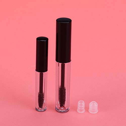 Frcolor 2pcs leer Wimpern Tube Mascara Tube DIY-Container Mascara Pinsel Wimpern Zauberstab Flasche - 5