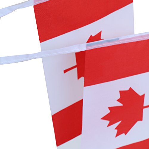 MagiDeal 10m Canadian Country Flag String Bunting Banner Garland Outdoor Garden Decor Pack of 30Pcs reviews MagiDeal 10m Canadian Country Flag String Bunting Banner Garland Outdoor Garden Decor Pack of 30Pcs