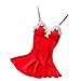 Produktbild ABsoar Negligees Damen Sexy Dessous Frauen Seide Lace Robe Kleid Babydoll Nachthemd Sleepwear Nachtwäsche Sexy Spitze Kleid Babydoll Dessous Erotik Unterwäsche Damen Nachtwäsche Reizwäsche Negligee
