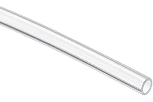 sourcing map Silicona Tubo 1,5mm ID x 2,5mm OD 6,6 pies (2M) Silicona Goma Tubo Aire Manguera Agua Tubería para Bomba Transferencia Claro