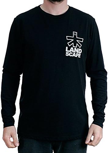 Landscape Outline Long Sleeved T-Shirt Black Medium