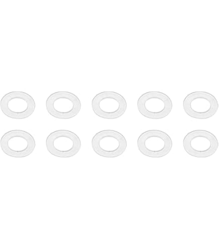 Rondelle In Nylon M6 - 200 Pezzi Per Mobili, Auto E Fai-Da-Te