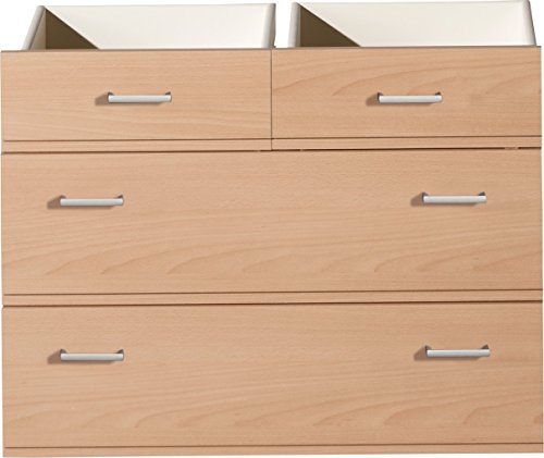 CS Schmalmöbel 55/02 Schubkasten-Set, Holz, buche, 68 x 32 x 51 cm - 4