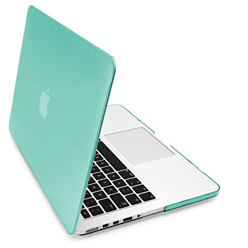 MyGadget MacBook Pro Retina 13 Zoll *Matt* Case - Model Ende ´12 - Mitte ´16 (A1502 / A1425) Plastik Mac Hülle Schutzhülle Hartschale Cover (Türkis)