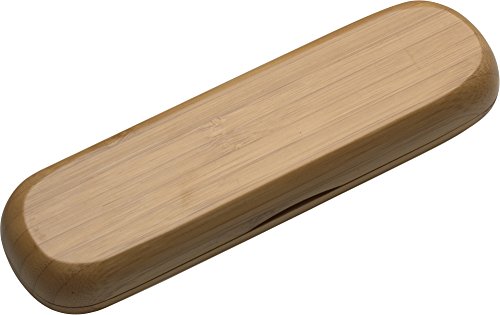 Schreibset / Kugelschreiber und Rollerball aus Bambus im Bambus Etui mit individueller Gravur - 3