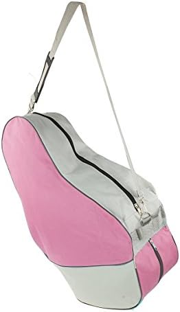 Butterme Roller Ice/Roller Skating Waterproof Nylon Oxford Bag with Adjustable Shoulder Straps Lightweight Sports Carrying Bag (Pink)