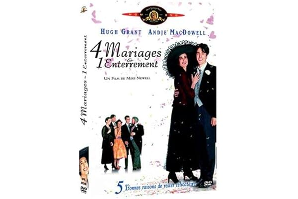 4 mariages et un enterrement + incluse : une pochette cadeau