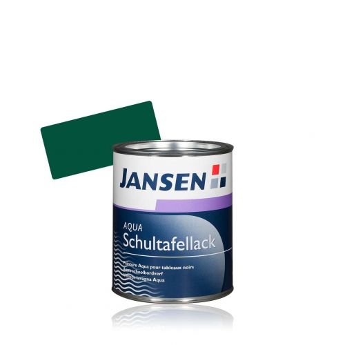 JANSEN Aqua-Schultafellack 375ml außen und innen grün