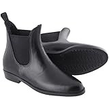 Winter Stiefelette Grönland PVC mit warmen Futter | Jodhpur Stiefelette mit Teddyfutter |Winterstiefelette schwarz