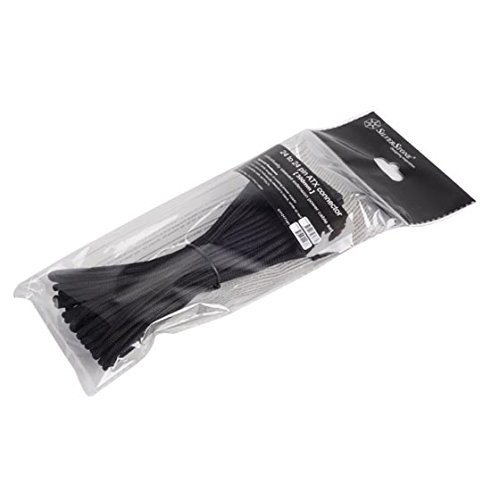 SilverStone SST-PP07-MBB – Netzteil-Verlängerungskabel 30cm Motherboard 24pin auf 24pin, schwarz - 7