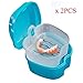 Produktbild TAOtTAO Prothese Box Box Dental Falsche Zähne Aufbewahrungsbox mit Hanging Net Container