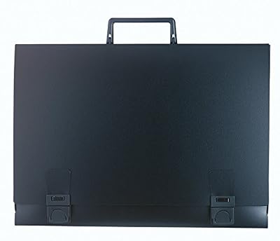 Exacompta 59200E Valisette arts graphiques a poignee dos 50 mm polypropylene rigide 12/10e - 1/2 raisin