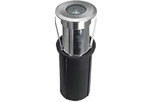 WISDOM LINE Faretto led segnapasso 2w ad immersione ip68 per piscina giardini camminamenti luce blu