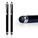 Produktbild Yousave Accessories TM 2 x Samsung Galaxy Tab 10.1 Schwarz Griffel Stift Für Touch Screen - Zwilling Zubehör Paket