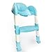 Gotobuy- Baby Toddler Potty Training Toilet Ladder Seat Steps Assistant Potty For Toddler Child Toilet Trainer (Blue)
