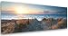 Produktbild Feeby Frames, Leinwandbild, Bilder, Wand Bild, Wandbilder, Kunstdruck 25x70cm, STRAND, MEER, WASSER, LANDSCHAFT, AUSSICHT, WEG, SAND, GRAS, BLAU, BRAUN