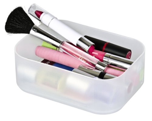 WENKO 20999100 Organizer Ice Cube S Weiß – stapelbar, Kunststoff – Polypropylen, 15.5 x 7 x 11.5 cm, Weiß - 7
