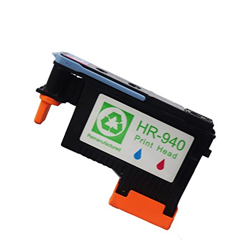 OYAT® Hp 940 Druckkopf & Tintenpatrone kompatibel für HP Officejet Pro 8000 Wireless, 8000AIO, 8000W, 8500, A809, A909a, A909g, A909n, 8500A e-All-in-One Plus, All-in-One 8500AIO, 8500W (Cyan/Magenta Druckkopf)