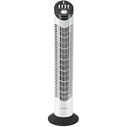 Cecotec Ventilateur Colonne ForceSilence 790 Skyline. Hauteur 30'' (76 cm), Oscillant , Moteur en Cuivre, 3 Vitesses, Minuterie 2 Heures , 50 W.
