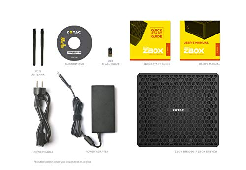 Zotac ZBOX Magnus ER51070 3 2GHz 5 1400 Escritorio Negro - Bareb  n  AMD Ryzen  3 2 GHz  5 1400  3 4 GHz  SO-DIMM  32 GB 