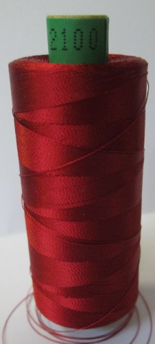 Maschinenstickgarn 1000 m dunkel rot, ISAFIL 40er (0,004 Euro/m)