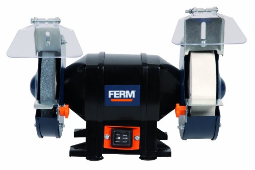 FERM BGM1020 Doppelschleifmaschine 250W – 150mm – Incl. P36 und P60 Schleifsteinen, Schutzbrille und Funkenfänger - 8